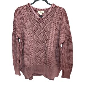 Bob Timberlake Fisherman Core Cable Knit Size medium Sweater